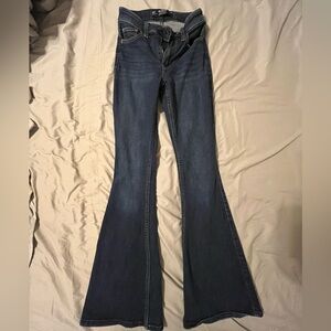 Women's Flared Blue Jeans